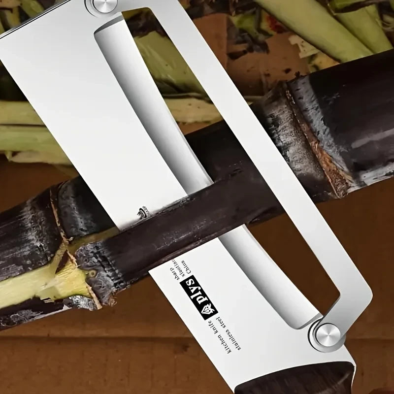 Stainless Steel Peeler with Wood Handle