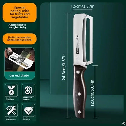 Stainless Steel Peeler with Wood Handle