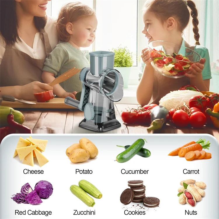 3 in 1 Rotary Cheese Grater
